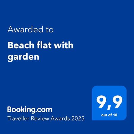 Beach Flat With Garden Castelldefels Eksteriør bilde
